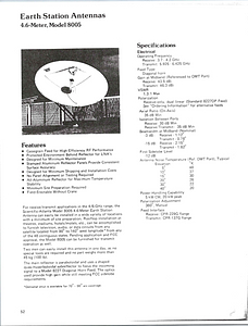 Correspondence: Photocopy of Earth Station Antennas.