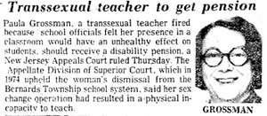 Transsexual Teacher to Get Pension