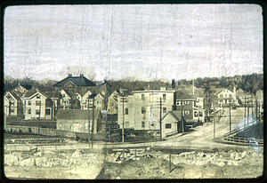 Saugus Center from site of Saugus High School/ Central & Winter Streets