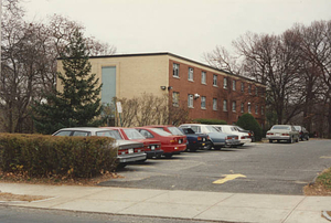 North side of Lakeside Hall at Springfield College (ca. Nov. 1994)