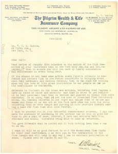 Letter from R. C. Bailey to W. E. B. Du Bois
