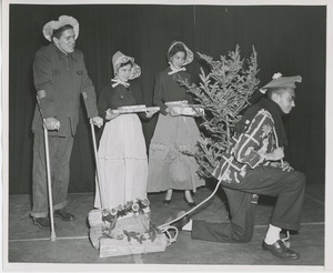 Performers in Christmas pageant