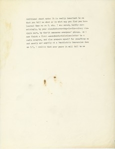 Letter fragment from Cynthia Miller