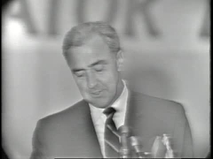Speeches by Eugene McCarthy and Robert Kennedy on the Presidential Campaign in Corvallis (Oregon)