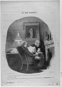 - Il parait qu'on vient de revoir le serpent de mer dans le mer des Indes!.... - Est-il dieu possible!..... - Mais certainement que c'est dieu possible, puisque je te dis c'est imprimé dans le Constitutionnel... ainsi!..