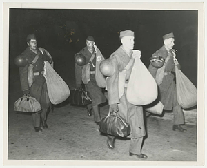 Arrival of 323rd College Training Detachment at Springfield College