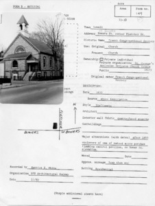 Bowers Street, Acre - Bowers Street corner of Fletcher Street - French Congregational Society