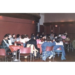 Audience at the Jorge Hernandez Cultural Center during an evening of musical performances.