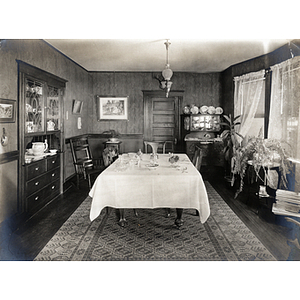 Interior view of a parlor in early twentieth century (3)