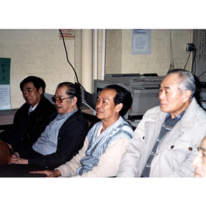 Seated guests at the Chinese Progressive Association's children's party