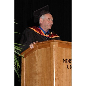 Faculty member speaks at School of Nursing convocation