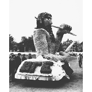 A float in the 1967 Homecoming parade