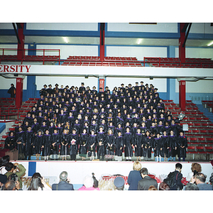 School of Law class at commencement