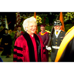 Barbara Bush at commencement