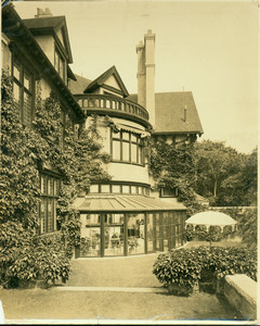 Exterior view of the Dr. J.H. Lancashire House, Manchester, Mass., undated