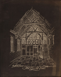 Interior, "The Guild Hall," 1916