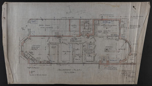 Basement Plan, Dec. 23, 1905
