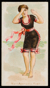Narragansett Pier, cigarette card, Wm. S. Kimball & Co's Cigarettes, Rochester, New York, undated