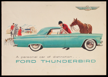 Personal car of distinction, Ford Thunderbird, Ford Motor Company, Dearborn, Michigan