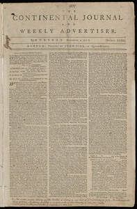 The Continental Journal and Weekly Advertiser, 5 December 1776
