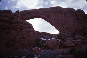 Large sandstone arch
