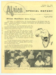Africa special report, volume 1, number 6
