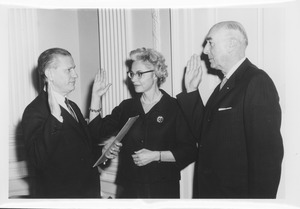 John J. Maginnis with John A. Volpe and Carolyn C. Rowland