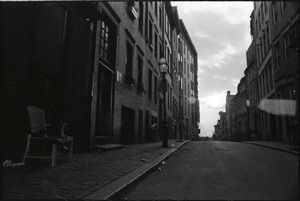 Views of Boston: street scene on Beacon Hill