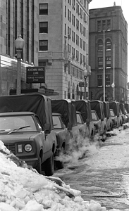 Military Police vehicles on Berkeley Street