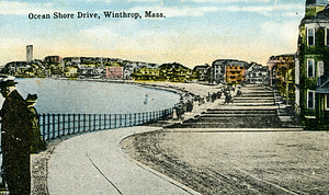 Post Card Picture of Ocean Shore Drive