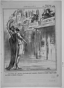 Les reines des théâtres du boulevard sommées d'avoir à se rendre dans le plus bref délai au théâtre français!....