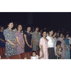 Audience at a formal event