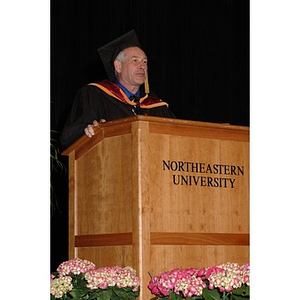 Faculty member speaks at School of Nursing convocation