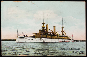 Battleship "Kearsarge" 16.82 Knots