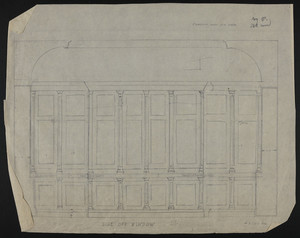 Side Opp. Window, Chamber over din. room, #3 Com. Ave., undated
