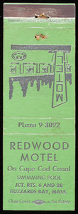 Redwood Motel matchbook cover