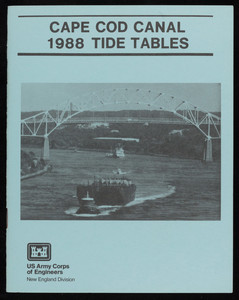 "Cape Cod Canal 1988 Tide Tables"