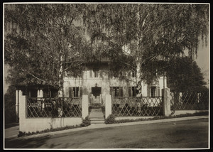 Exterior view of Frank E. Barnes' house, Haverhill, Mass.