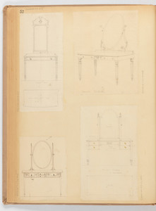 Toilet Tables. Cheval Glasses. -- Page 52