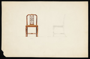 Chinese Chippendale-style Side Chair