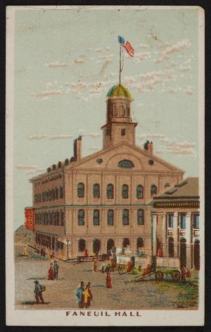 Trade card for The Old South Clothing House, 315 & 317 Washington Street, Boston, Mass., undated