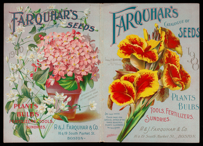 Farquhar's catalogue of seeds, plants, bulbs, tools, fertilizers, sundries, 16 and 19 South Market Street, Boston, Mass.