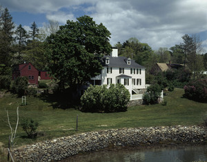 View of rear facade, Sayward-Wheeler House, York Harbor, Maine