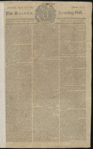The Boston Evening-Post, 17 August 1767
