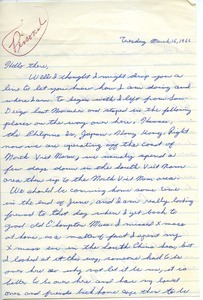 Letter from Edward M. Wagner, Jr., to John G. Clark
