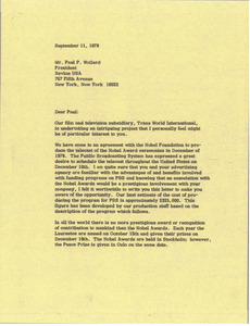 Letter from Mark H. McCormack to Paul P. Wollard