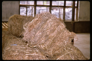 Cotton mill: hay bales