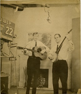 Jim Rooney (guitar) and Bill Keith (banjo) performing on WWLP-TV