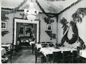 Office of Military Government mess, Christmas