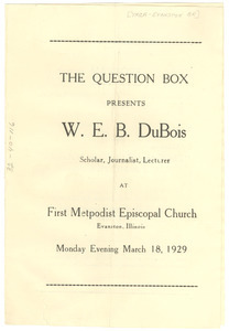 Young Men’s Christian Association of Evanston Question Box Program